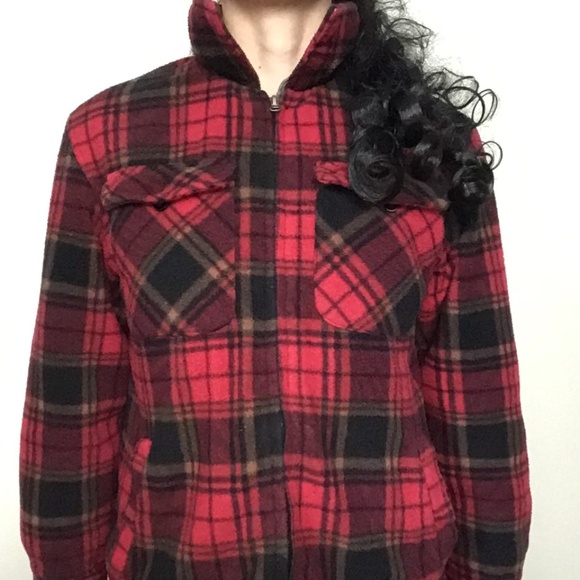 Red Plaid Jacket - Picture 2 of 16